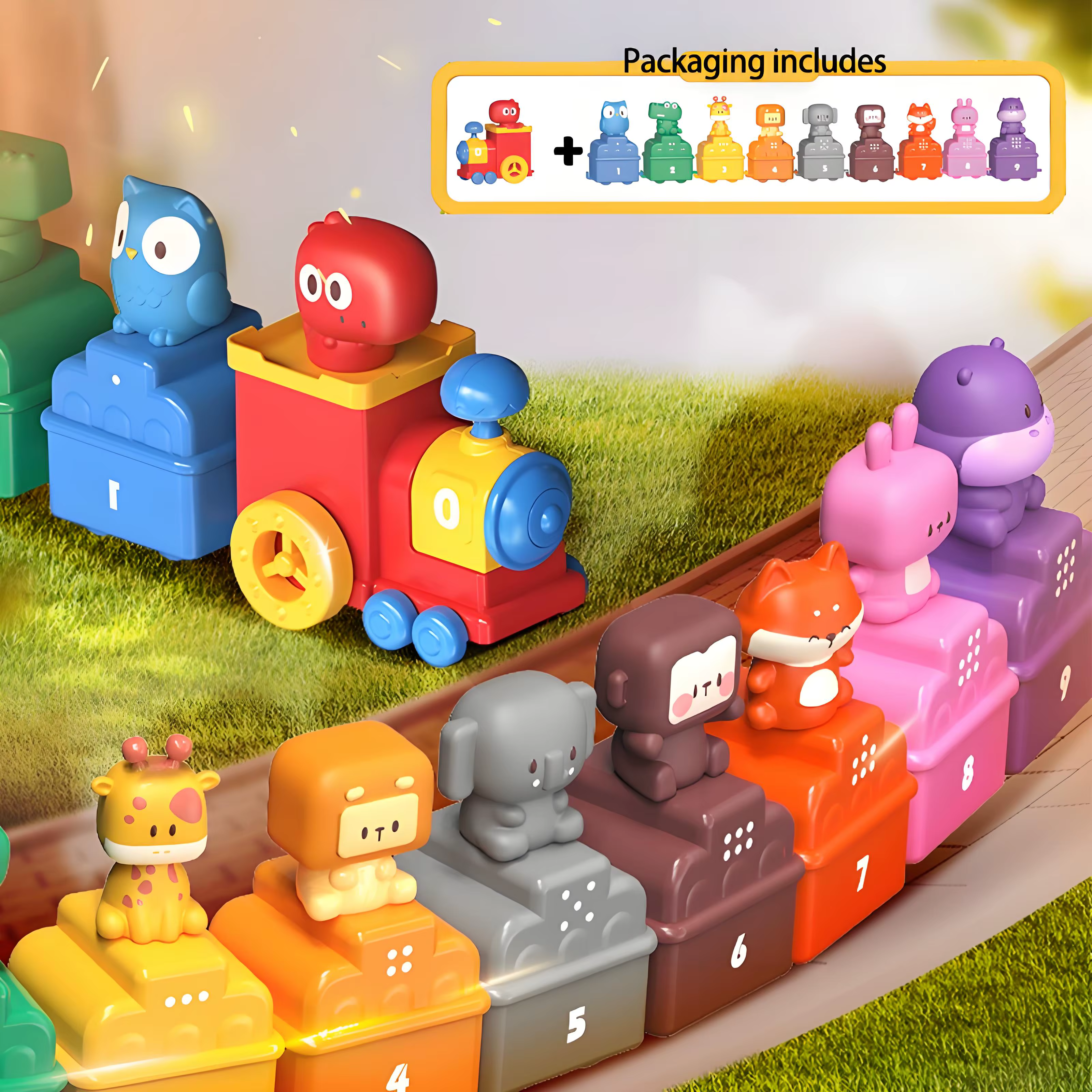 Train électrique pour enfants, jouet, voiture à vapeur avec lumière et musique, Mini ensemble de voi