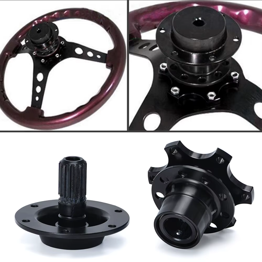 Nouveau volant à dégagement rapide adaptateur de moyeu Kit de moyeu de volant: or noir rouge bleu ar