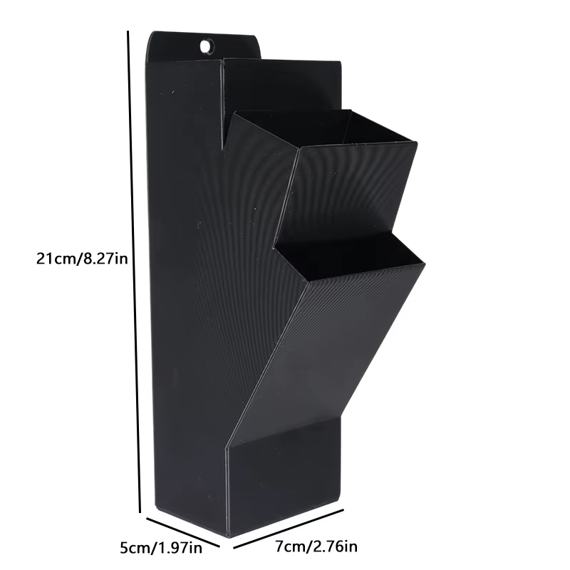 Boîte de rangement murale universelle avec vis, attache-câbles, organisateur de pailles, support pou