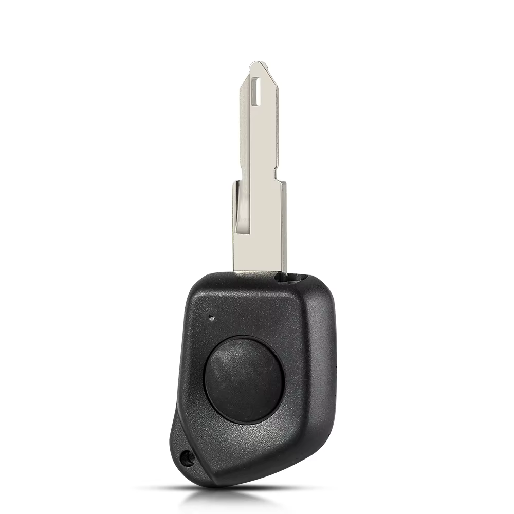 KEYYOU Coque de clé de voiture de remplacement pour Peugeot 106 205 206 306 405 406, lame non coupée