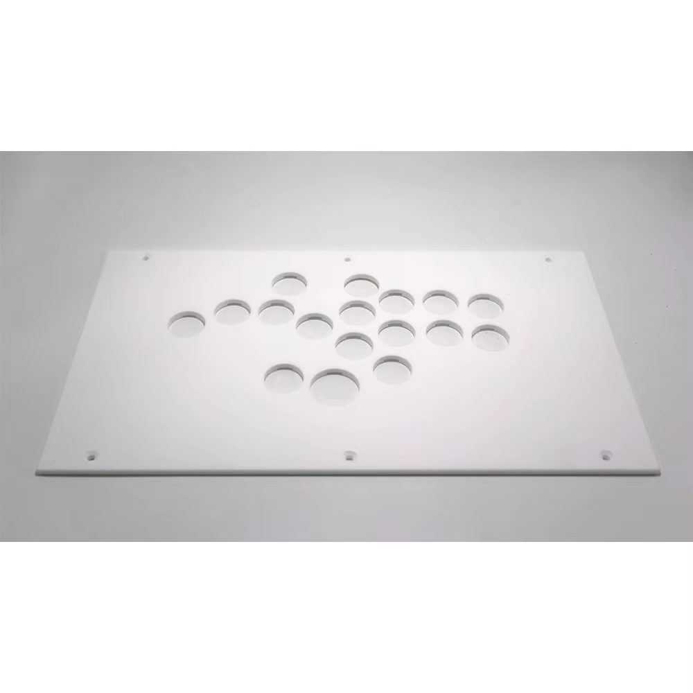 Panneau de Contrôleur d'Arcade DIY FightBox Personnalisé Série F 35cm x 20cm Style Hitbox Transparen