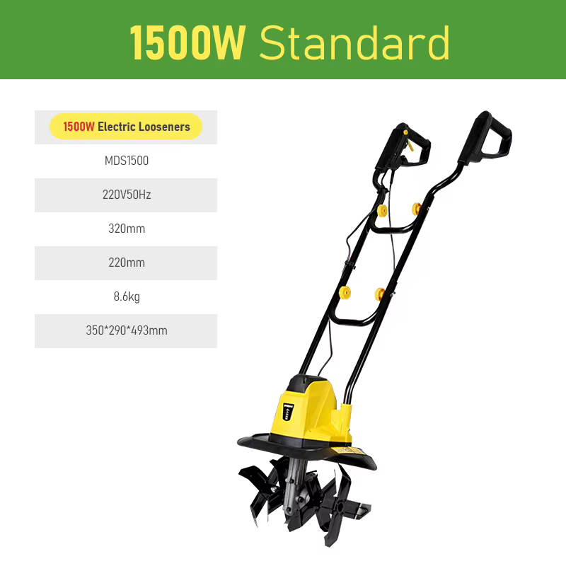 Desserreur de sol électrique, jardin domestique, cultivateur électrique, charrue agricole, Machine à