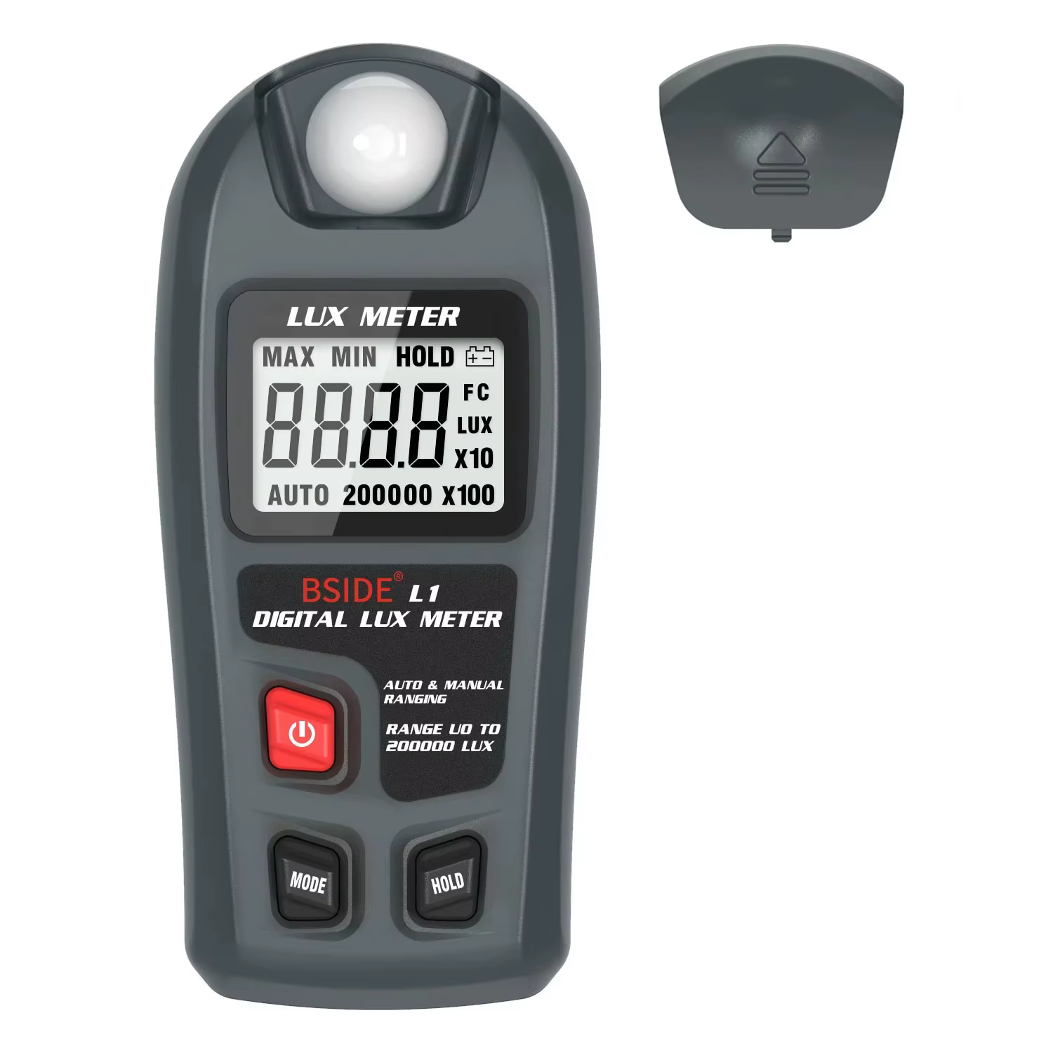 BSIDE-Illuminomètre numérique de poche LCD, compteur de lumière de poche, testeur de mesure Lux/Davi