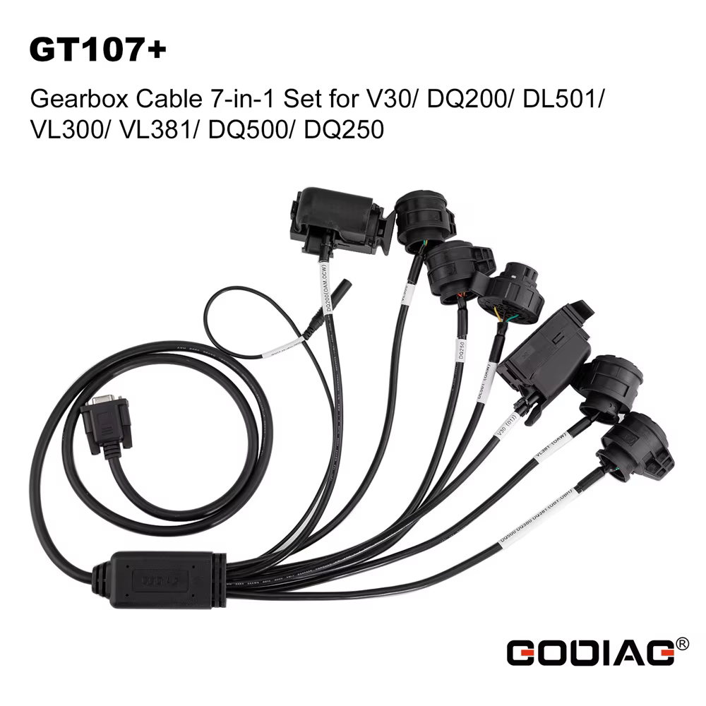 GODIAG GT107+ Câble de boîte de vitesses Câble de réglage 7 en 1