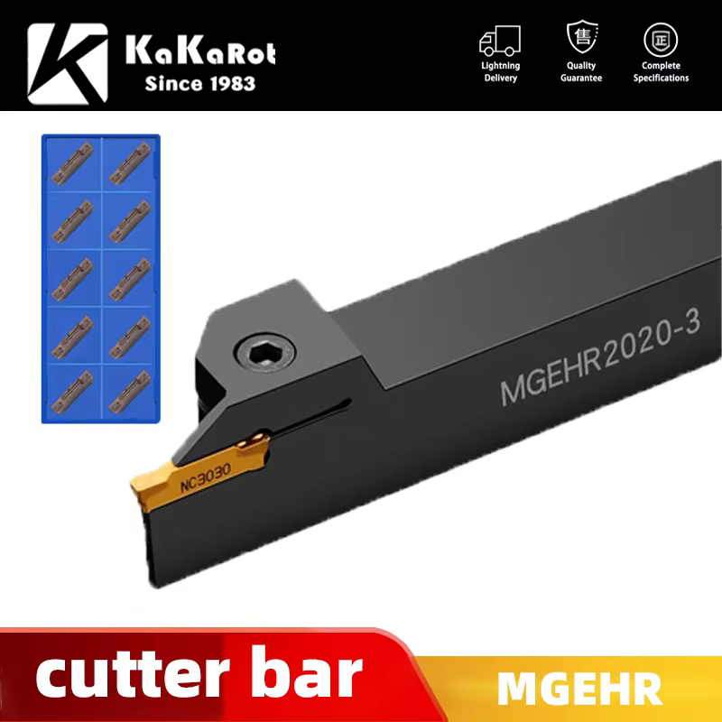 KaKarot – ensemble porte-outil de rainurage MGEHR12 MGEHR1616 MGEHR2020 MGEHR2525, insert de rainura