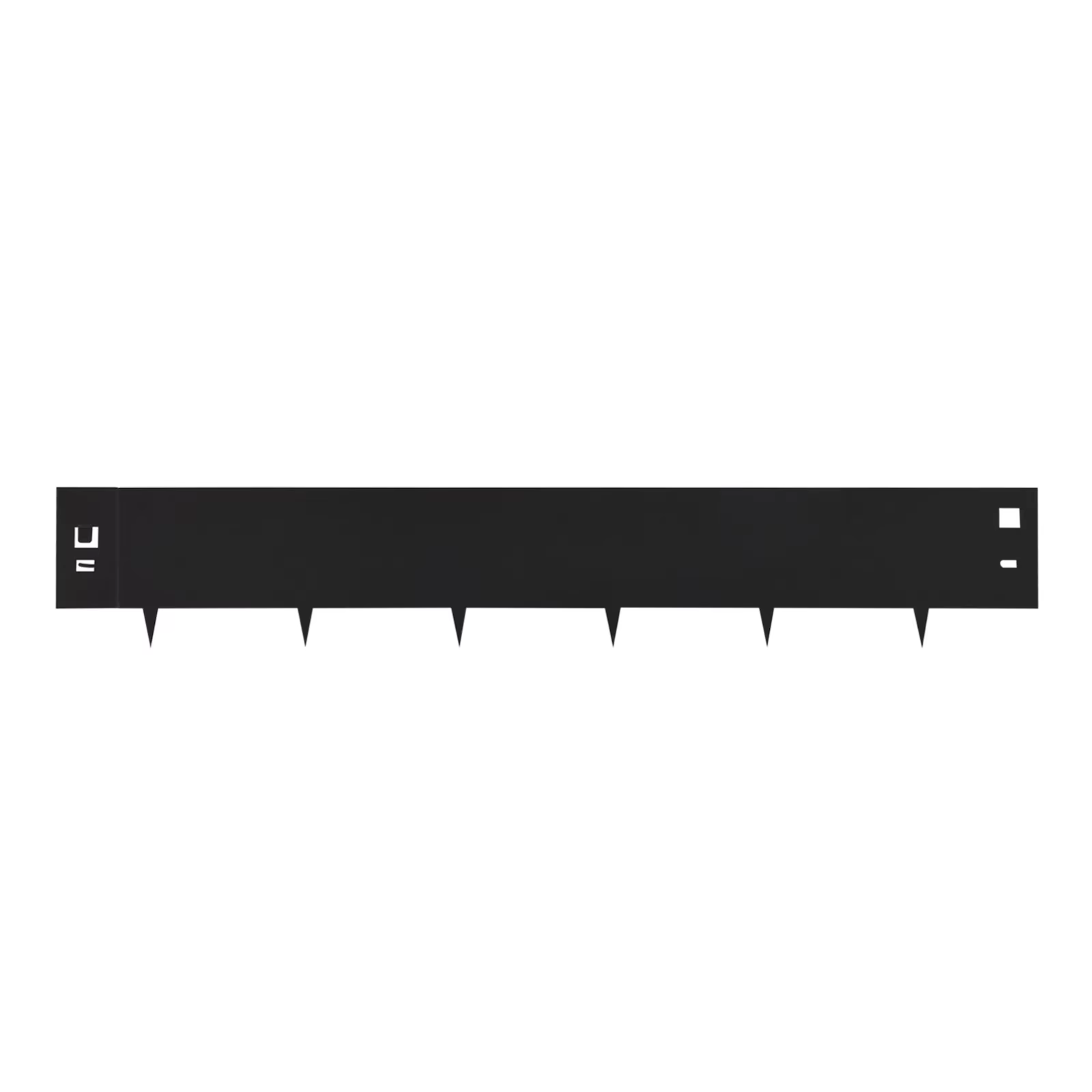 Kit de Bordure de Pelouse en Acier de 5x39 Pouces, Bordure de Jardin en Métal, Bordure de Pelouse po