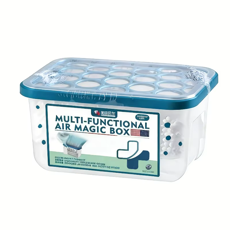 1pc Boîte Magique Purificateur d'Air, Éliminateur d'Odeurs et Déshumidificateur à Double Action - Ad