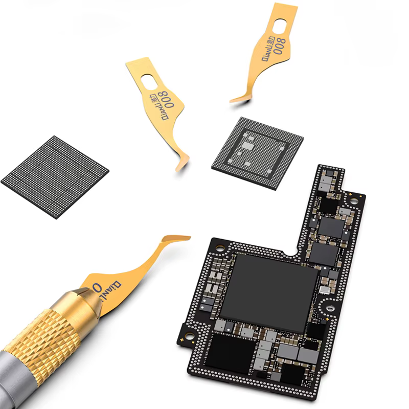 QianLi 007 008 009 011 couteau de Scalpel d'élimination de la CPU colle grattoir gaine BGA IC nettoy