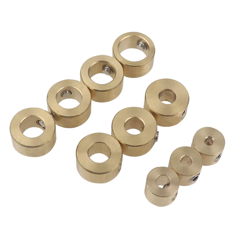 Outils de foret 3-12mm, colliers d'arrêt de profondeur en laiton, anneau de positionnement avec clé