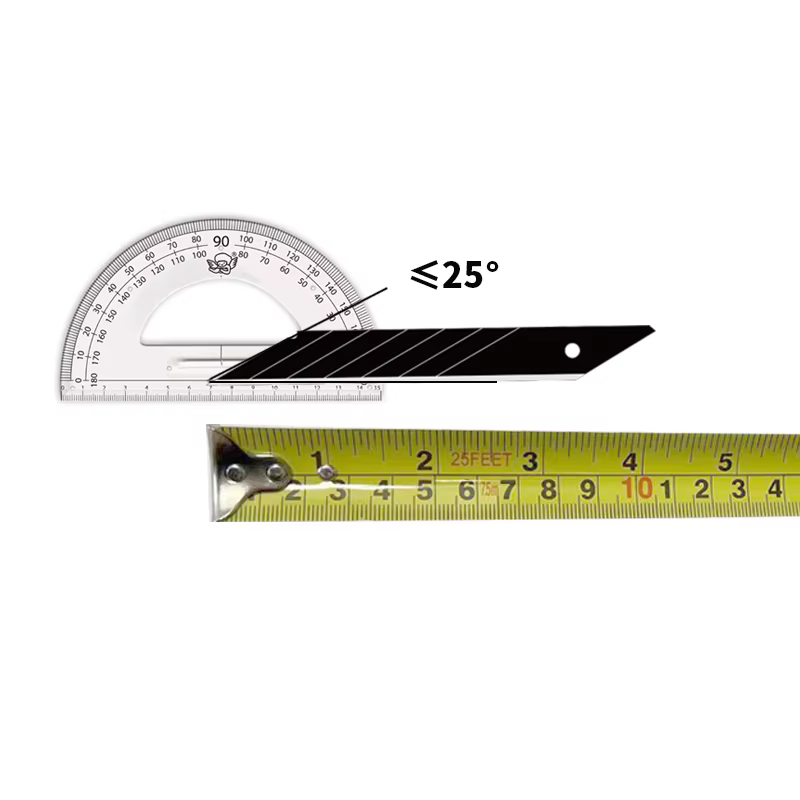 AMR – lame de couteau utilitaire de remplacement en acier allié, 25mm/18mm/9mm d'épaisseur, outil de