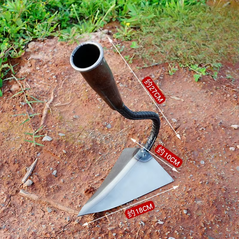 Houe de labour triangulaire pour la retournement du sol agricole, houe à main/chaufle manuelle pour 
