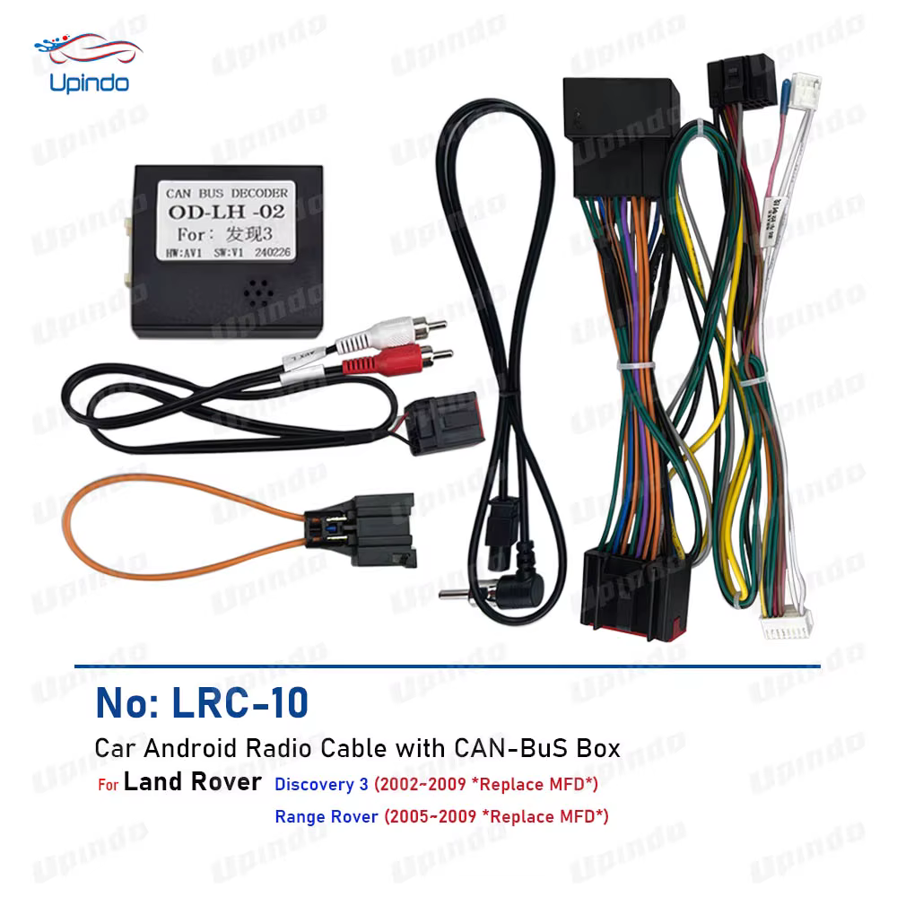 Accessoires de voiture câble Radio Android adaptateur CANBus pour Land Rover Discovery 3 Range Rover