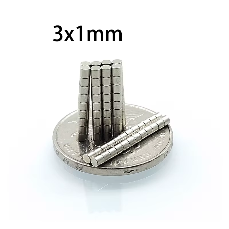 Micro aimant rond de 3mm x 1mm, 20/50/100 pièces, les plus petits aimants à disque au monde pour le 