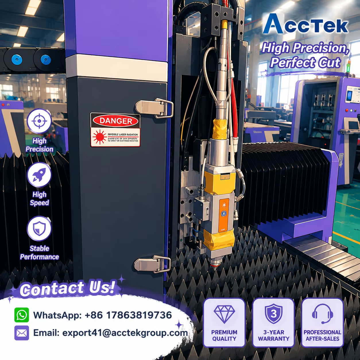 Machine de découpe laser à fibre CNC personnalisable 2000W 3000W 6000W 1020 1325 1530 pour tôles d'a