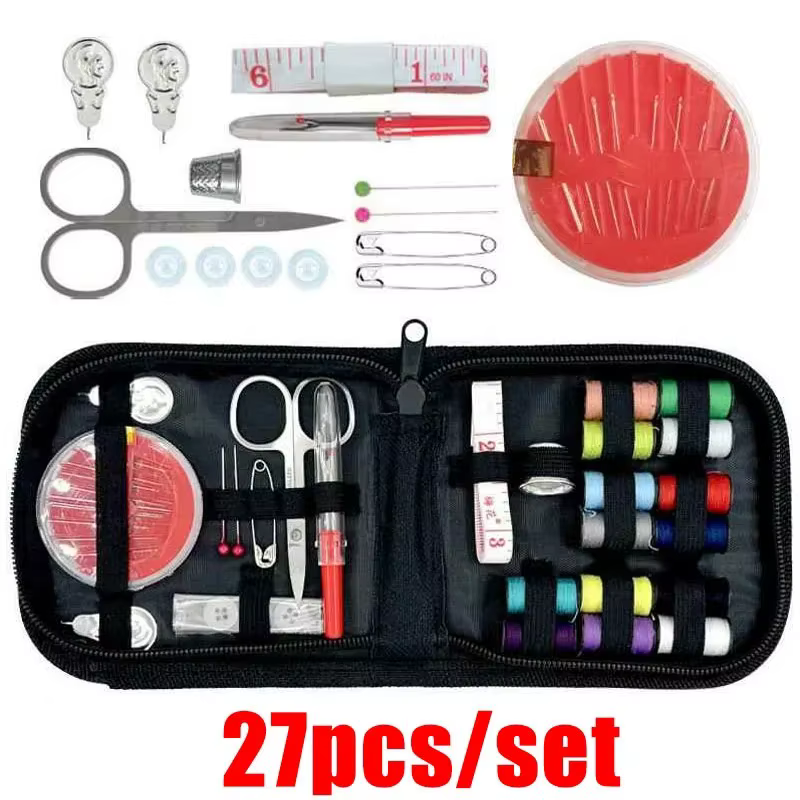 27/67/128/172 pièces/ensemble bricolage Mini Kits de couture multifonctionnel boîte de couture ensem