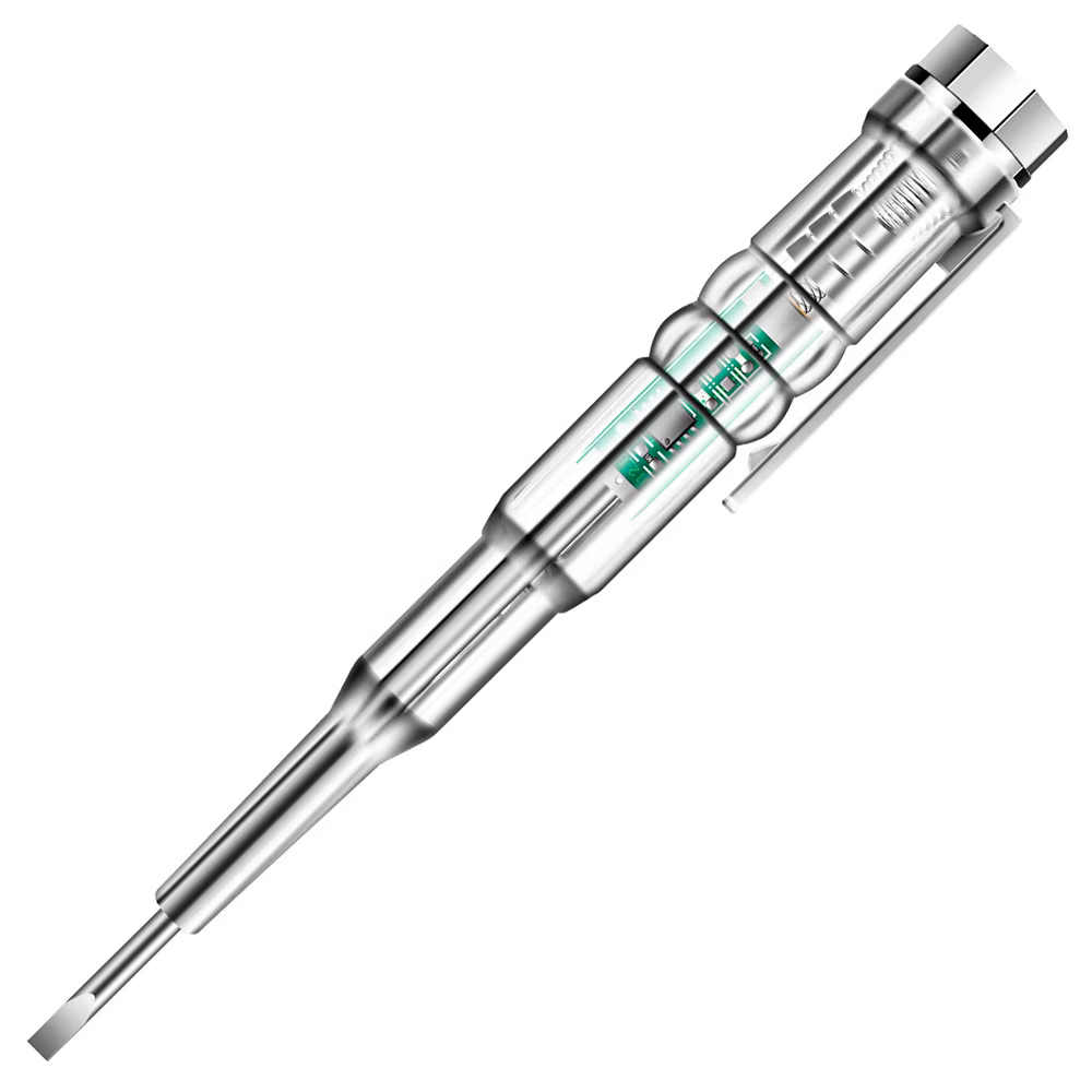 Stylo détecteur de tension, tournevis B12, testeur de circuit léger 24-250V, stylo de test électriqu