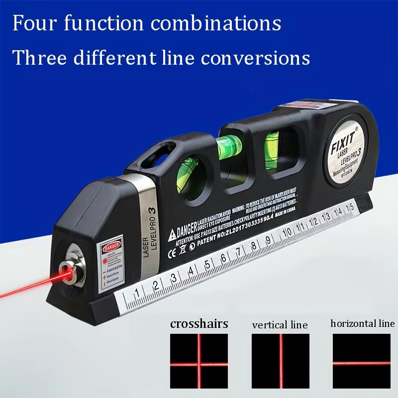 HOMEFISH – outil de ligne de niveau Laser facile à utiliser, Kit de niveau Laser polyvalent, ligne t