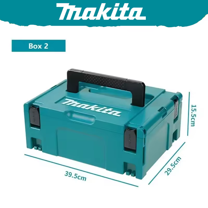 Makita 197211-7 Makpac boîtier imbriqué moyen empilable robuste Durable grande capacité boîte à outi