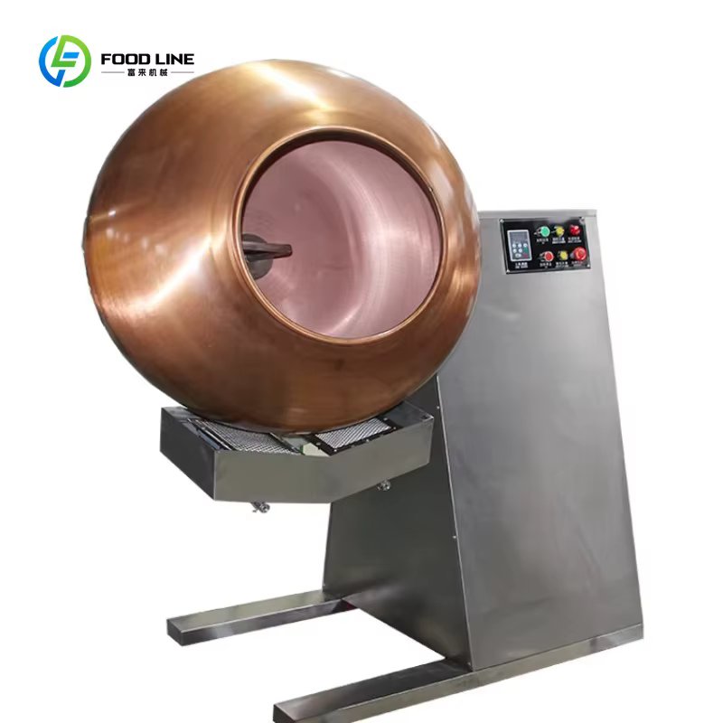 Machine de caramélisation personnalisée pour noix, amandes et cacahuètes, haute sortie pour usine de