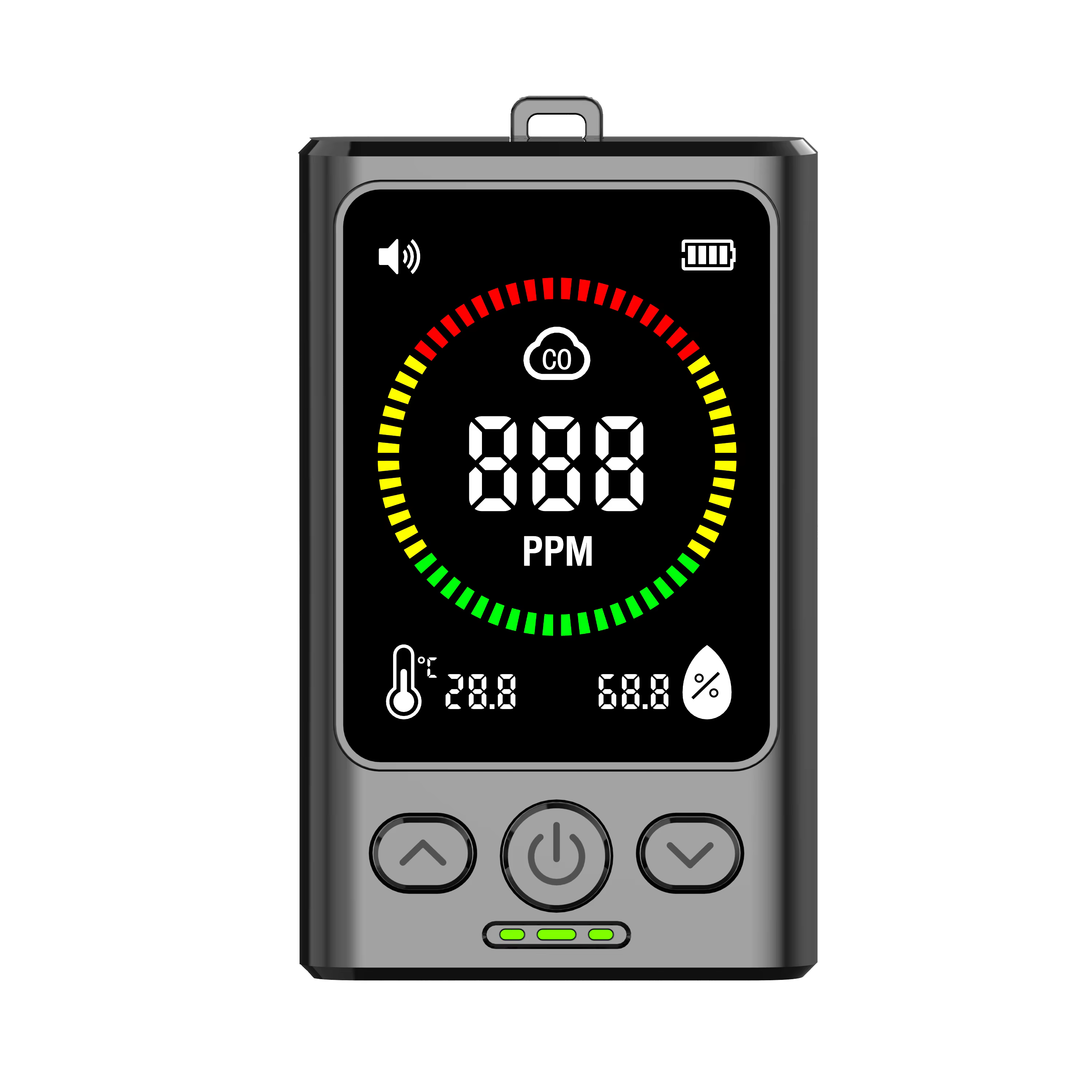 Détecteur de monoxyde de carbone, alarme de CO Portable avec affichage numérique, Mini moniteur de C