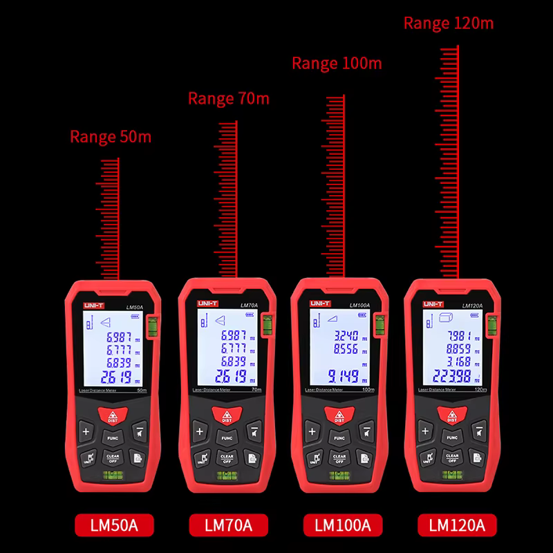 Télémètre Laser UNI-T LM50A LM70A LM100A LM120A télémètre Laser télémètre numérique ruban à mesurer