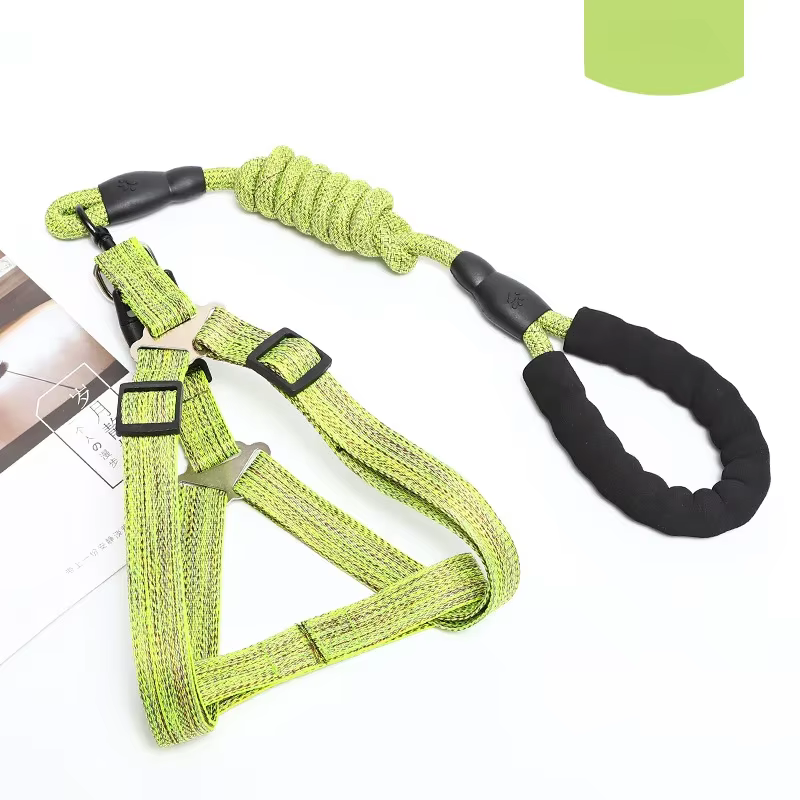 Harnais pour chien 1.2M ensemble de laisse pour petits chiens réglable chiot chat harnais gilet cani
