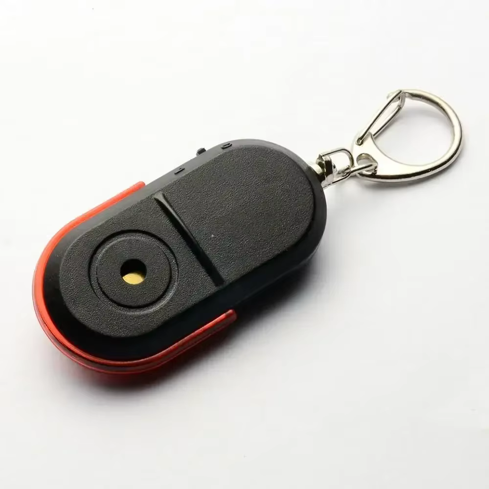 Sifflet LED avec alarme de contrôle du son, détecteur de clé, bip clignotant, localisateur de clé an