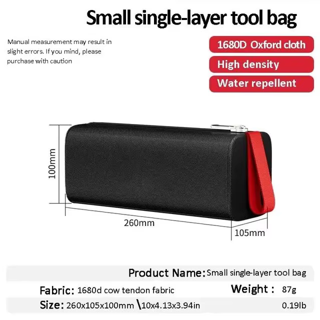 Sac à outils Portable, sac de rangement d'outils, sac de rangement d'outils de quincaillerie, robust