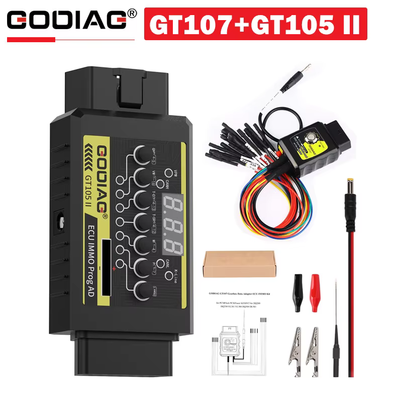GODIAG-Adaptateur de données de boîte de vitesses, GTknit + GT105 II DSG Plus, DQ250, DQ200, VL381, 