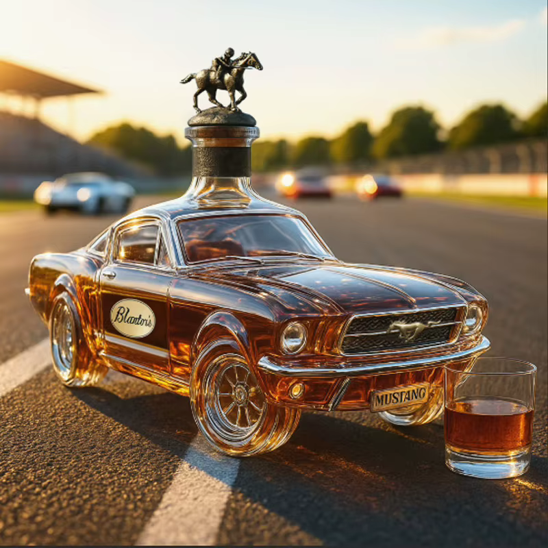Bouteille de whisky pour voiture de Police, modèle de voiture créatif, bouteille en verre de vin, ca