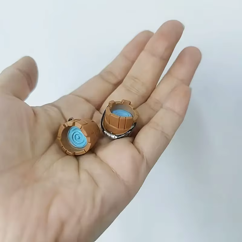 Mini petits seau d'eau en résine, 3/6 pièces, miniatures pour projets artisanaux de bricolage, fourn