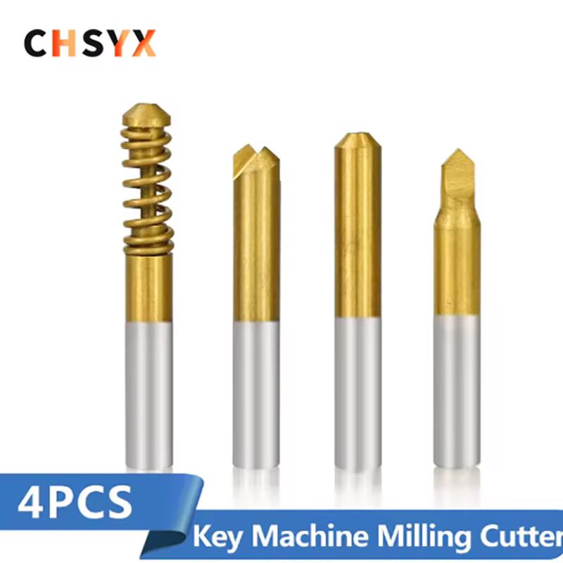 Fraise à clé verticale pour serrurier, outils spéciaux prédire, outils de coupe à fossettes, pièces 
