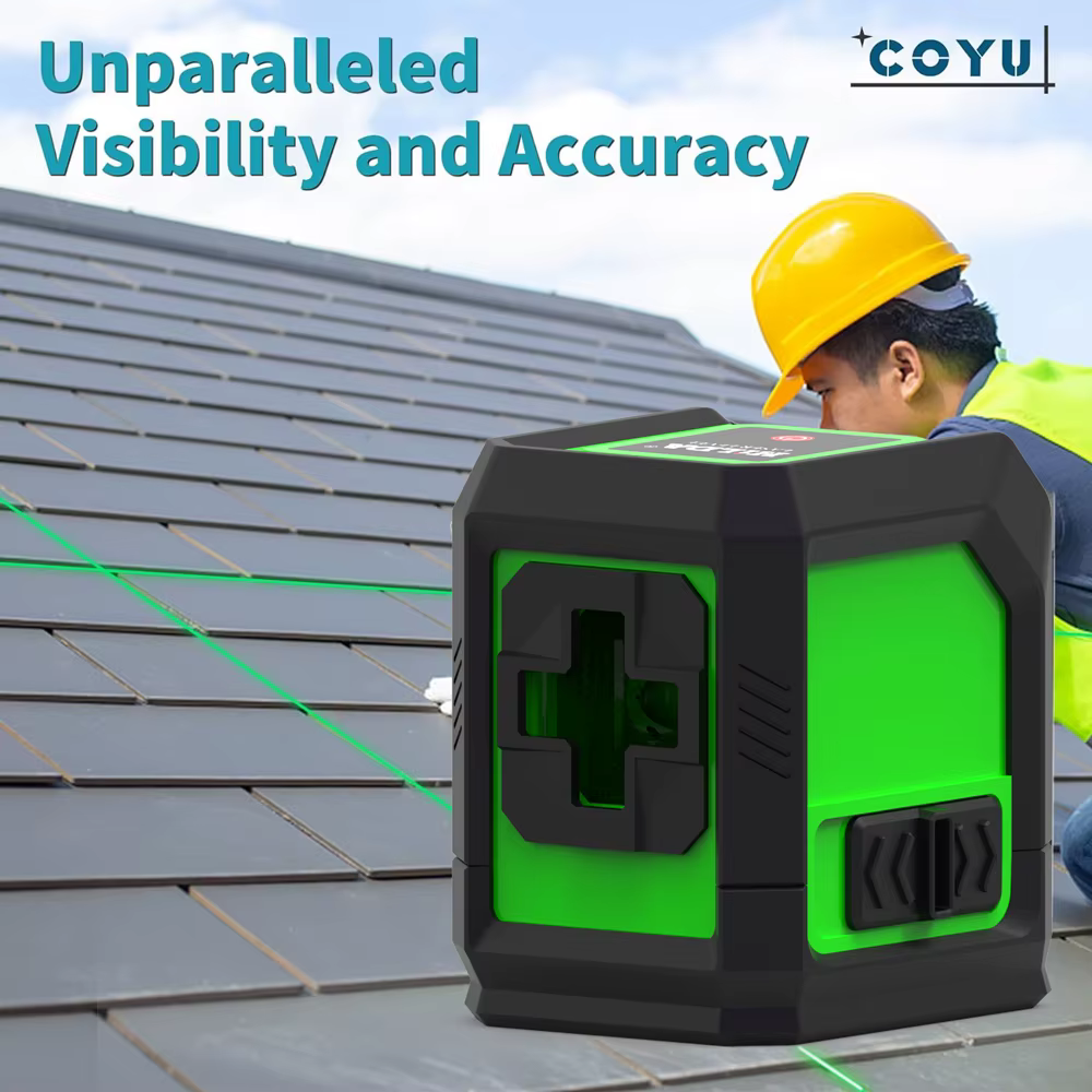 HILDA niveau Laser Instrument Laser vert à 2 lignes avec niveau mural magnétique Portable Support pr