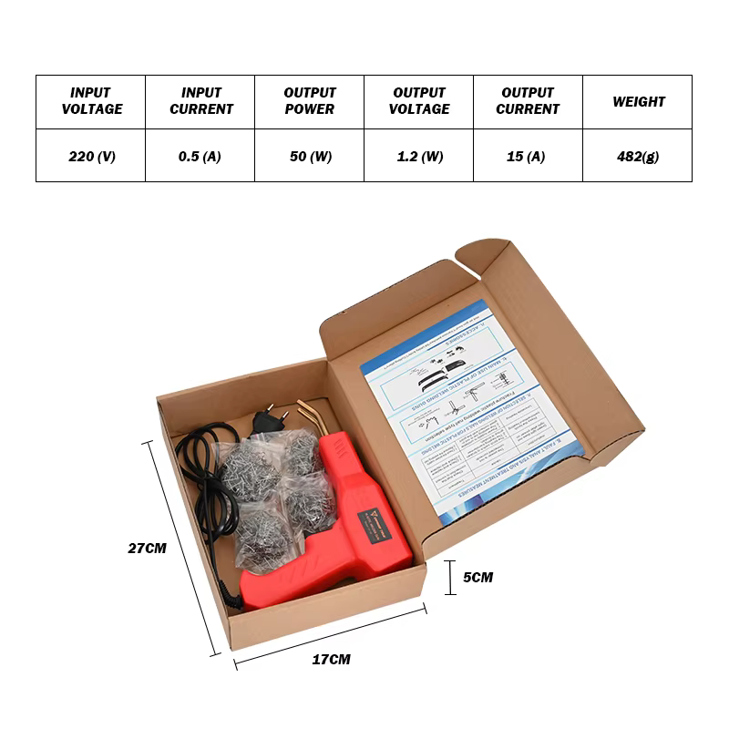 Soudeurs en plastique pratiques 50W, outils de Garage, agrafeuses à chaud, Machine de réparation d'a