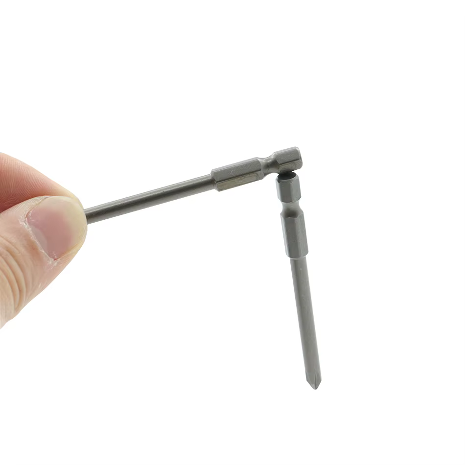 Embout de tournevis Phillips en acier allié S2, 50mm 75mm 100mm 150mm, 12 pièces/15 pièces, avec emb