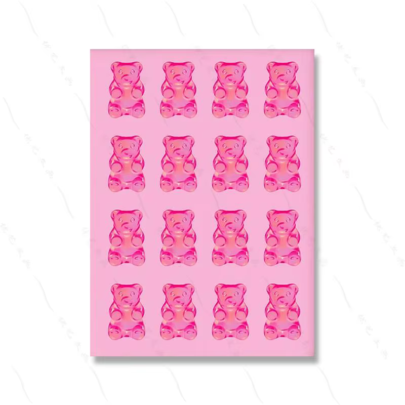Affiche abstraite colorée imprimée pour murs, décor artistique Dopamine tendance, rose vif, peinture