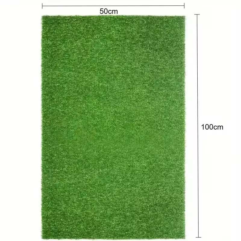 Grand tapis d'herbe artificielle de luxe, fin et durable, pelouse synthétique pour jardins, balcons,
