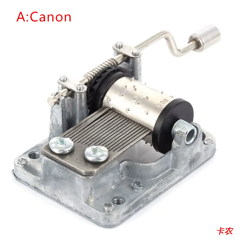 Boîte à musique à manivelle, mouvement à bascule en métal, Mini cadeau de bricolage, musique mécaniq