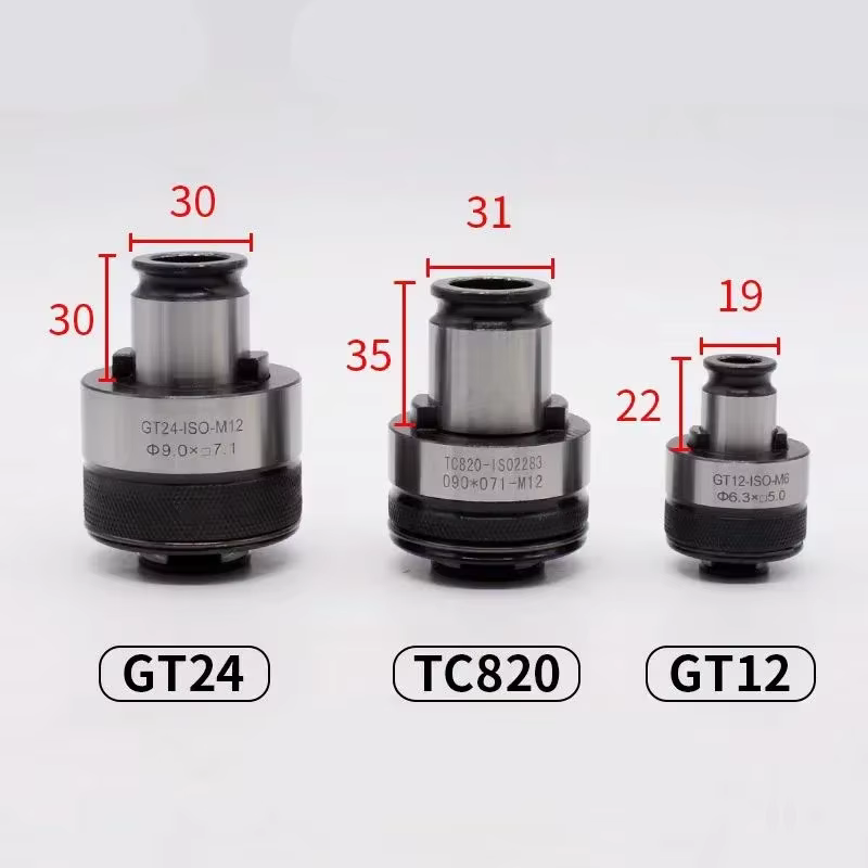 Mandrin à tarauder GT12 GT24 TC820, Protection contre les surcharges et le couple, veste Flexible, M