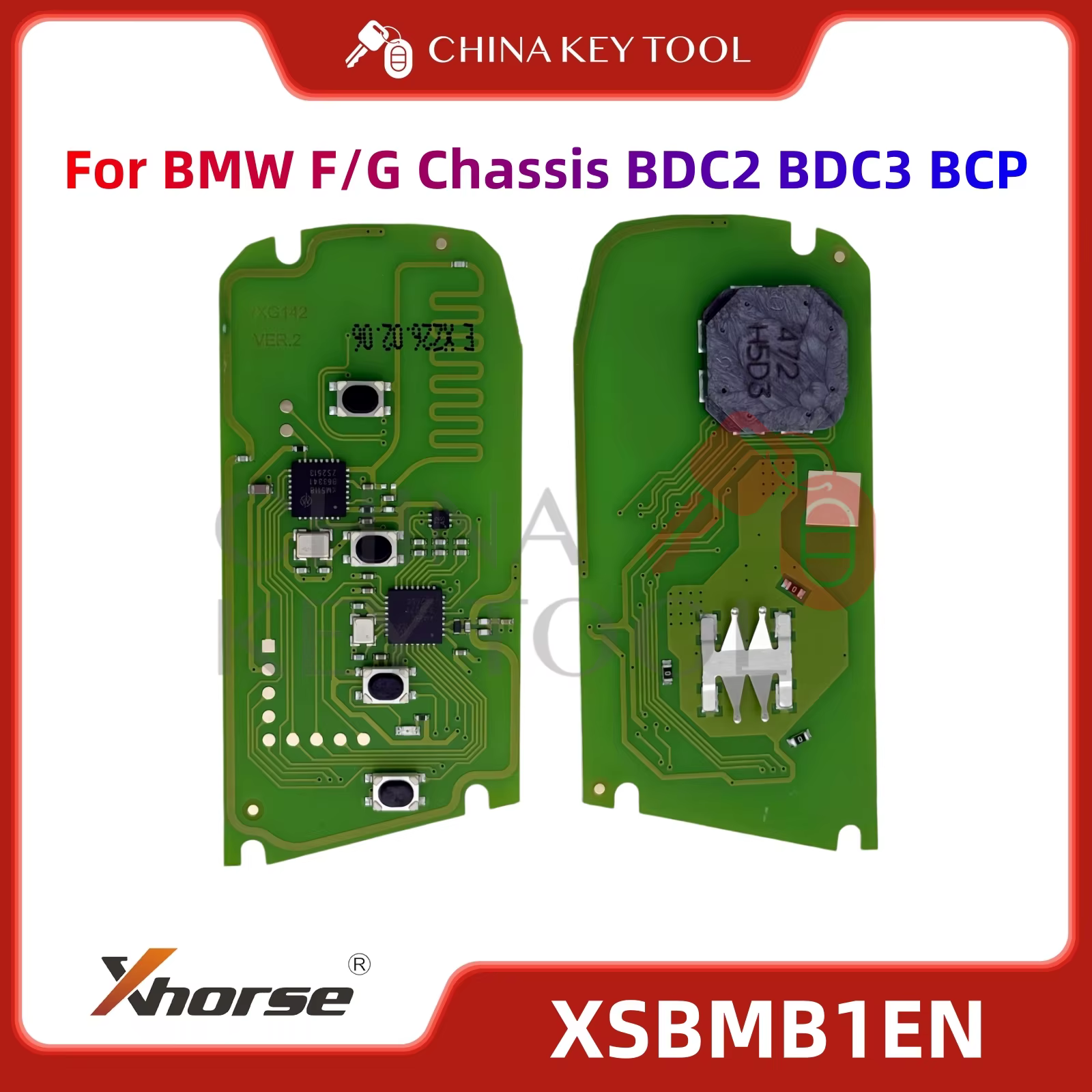 Clé intelligente Xhorse XSBMB1EN XM38 série BM pour BMW châssis F/G, systèmes BDC2 BDC3 BCP, style «