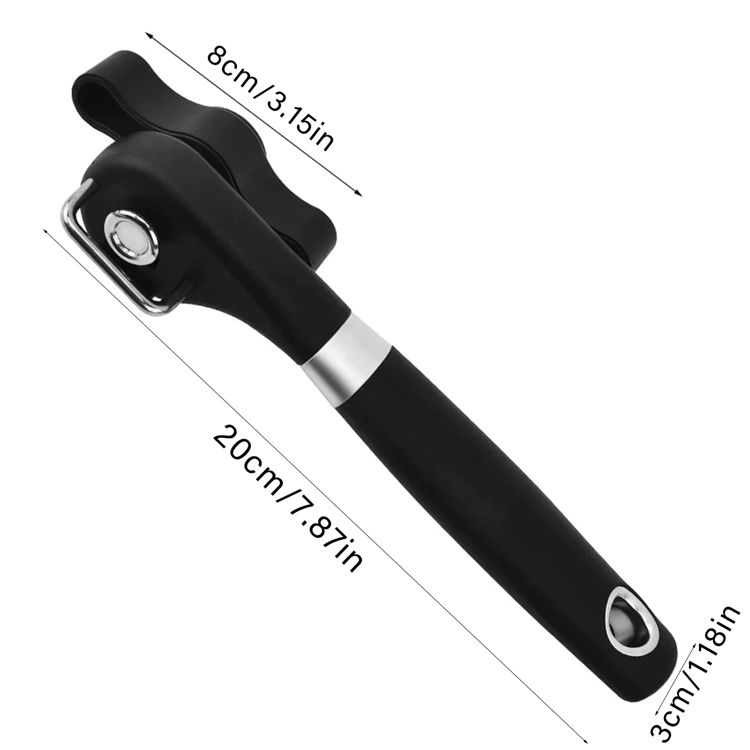 Ouvre-boîte manuel professionnel – Outil d'ouverture de boîtes à découpe latérale pour la cuisine av