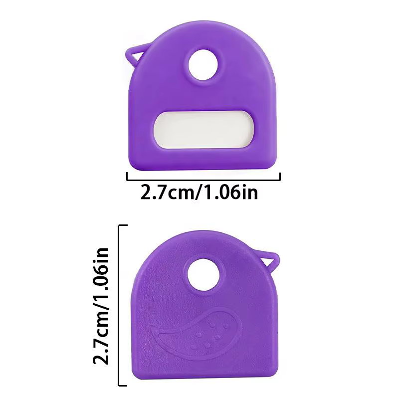 Lot de 20 capuchons de protection élastiques pour clés (sans clés), en caoutchouc souple coloré, acc