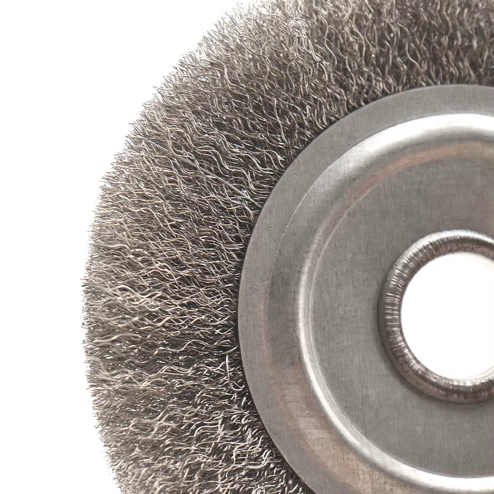Brosses rondes en fil d'acier, 125mm, meuleuse, outils abrasifs pour l'élimination de la rouille du