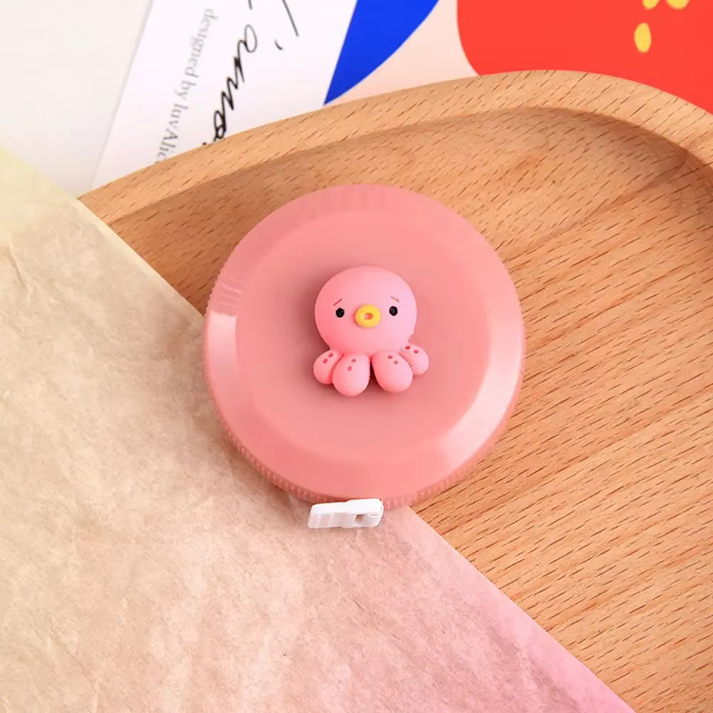 Ruban à Mesurer Portable et Rétractable de 150cm/60 Pouces, Règle Recommandée par les Enfants, en Ce