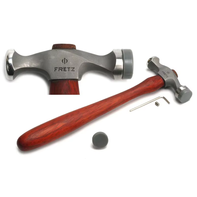 Marteau à plancher à une extrémité Fretz HMR-6 en acier inoxydable 420 et insert en nylon, marteau d