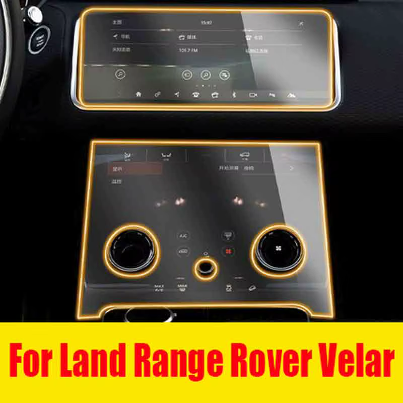 Protecteur d'écran pour Land Range Rover Velar 2019-2021, film de protection de navigation GPS, film