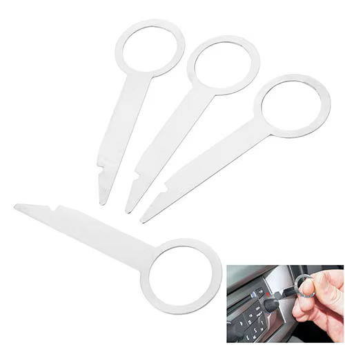 Kit de clés de démontage d'autoradio, outils de démontage de stéréo CD pour Audi VW Passat Lingyu & 