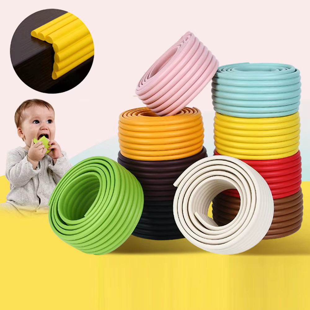 Bande de protection de bord de bureau de sécurité pour bébé, 2m, protection d'angle de Table, coussi