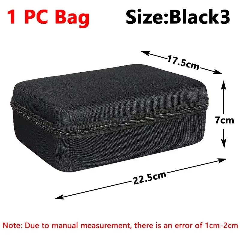 Boîte de rangement EVA, 1 pièce, petit sac de voyage à fermeture éclair, mallette de rangement de pr