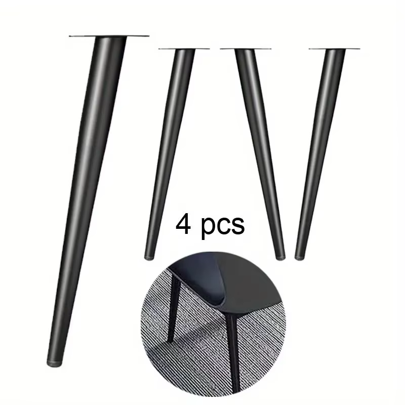 4 pièces accessoires de pieds de meubles pieds de meubles pieds de meubles en métal remplacement sal
